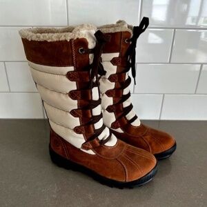 NWOT-Timberland Women's MT. Hayes Tall Waterproof Brown Snow Boots Sz 7.5